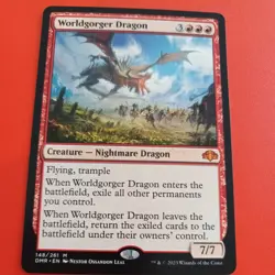 Magic: The Gathering - Dominaria Remastered ~ Mythic ~ Worldgorger Dragon - Image 1