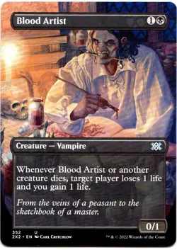 BLOOD ARTIST 102245 MAGIC: THE GATHERING MAGIC ONLINE PROMOS (PRM) UNCOMMON - Image 1