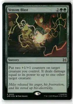 Venom Blast Marvel's Spider-Man: Eternal-Legal Foil MTG Magic - Image 1