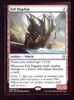 Fell Flagship Magic the Gathering Ixalan Artifact Vehicle Rare - Image 1