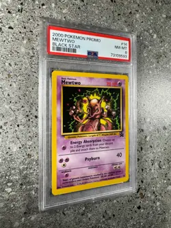 Pokemon TCG Cards Mewtwo 14 WOTC Black Star Promo PSA 8 STRONG - Image 4