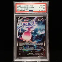 Pokemon TCG - Hatterene VMAX GG47/GG70 Crown Zenith - PSA 10 GEM MT - Image 2