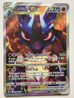 Pokemon TCG Sword & Shield Lucario VSTAR SWSH29 Promo - Image 1