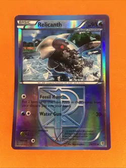 Pokemon TCG Relicanth Plasma Blast 24/101 Reverse Holo Uncommon HP - Image 1