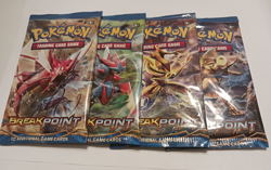 Pokemon Breakpoint Art Pack Lot of 4 Booster Packs. Unopened. Free Shipping. - Image 1