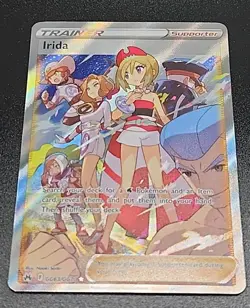 Pokemon Irida GG63 Sword Shield Crown Zenith Galarian Gallery Full Art Trainer A - Image 3
