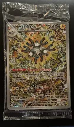 Pokemon TCG Magneton SVP 159 Full Art SV Surging Sparks Black Star Promo SEALED - Image 1