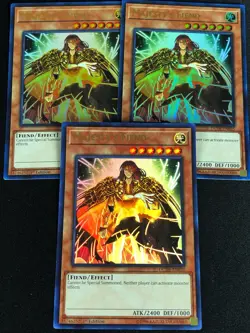 YUGIOH MAJESTY'S FIEND DUDE-EN035 1ST ULTRA X3 - Image 1