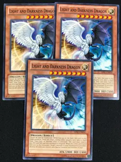 YUGIOH LIGHT AND DARKNESS DRAGON AP02-EN016 COMMON X3 (NM) - Image 1