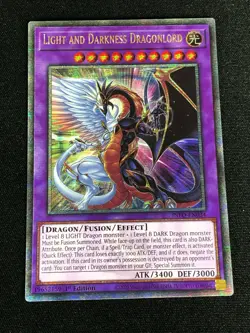 YUGIOH LIGHT AND DARKNESS DRAGON INFO-EN034 1ST 25TH QUARTER CENTURY - Image 1