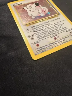 Clefairy 5/102 Holo Base Set Unlimited Rare Pokemon TCG Card Vintage - Image 3