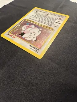Clefairy 5/102 Holo Base Set Unlimited Rare Pokemon TCG Card Vintage - Image 5