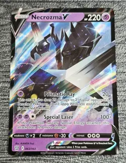 Pokemon TCG Necrozma v Battle Styles Holo Card 063/163 Unlimited - Image 1