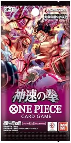 Bandai One Piece Card A Fist of Divine Speed Box 24 Packs OP-11 F/S w/Tracking# - Image 2