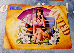 One Piece Waifu Anime Wco Card Prism Holo Mirror Carte 21 Mint - Image 1