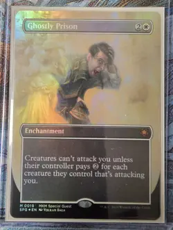 MTG Ghostly Prison Borderless Foil Special Guests: Murders at Karlov Manor - Image 1