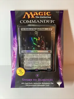 New Commander 2014 Sworn to Darkness Black MTG Preconstructed Magic Precon - Image 1