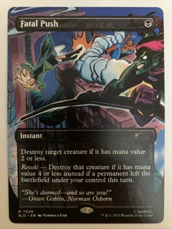 MTG Spider-Man FATAL PUSH 7020 Secret Lair Drop Bonus Card NM Non-Foil - Image 1