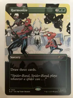 MTG Harmonize (7021) *Non-Foil* Secret Lair: Spider-Man Bonus Card MT/NM - Image 1