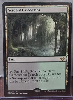 Verdant Catacombs Land #260 MTG Modern Horizons 2 Fetch, NM - Image 1