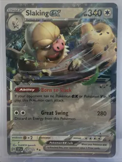 Slaking ex 147/191 Double Rare Scarlet & Violet: Surging Sparks Pokemon TCG - Image 1
