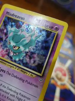 Misdreavus 11/64 1st Edition Lot of 10 Holo Rare Pokemon Cards Damaged/Altered - Image 4