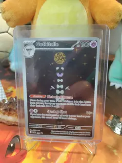 Gothitelle 211 Sv: Scarlet & Violet Promo Cards Holo + STICKERS From Tech Collec - Image 2