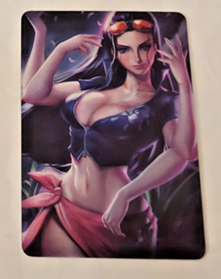 One Piece Anime Waifu Wsw Card Prism Holo Carte A 3 Robin Mint - Image 1