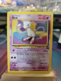 Pokemon TCG Mew #8 Black Star Promo Rare Non-Holo Card Wizards Promos MP - Image 1