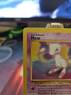Pokemon TCG Mew #8 Black Star Promo Rare Non-Holo Card Wizards Promos MP - Image 2
