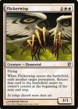 X 1 Flickerwisp NM 013 MTG Magic The Gathering - Image 1