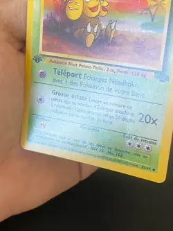 CARTE POKEMON NOADKOKO 35/64 EDITION 1 FR UNCO WIZARDS JUNGLE - TBE - Image 5