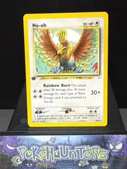 Pokemon Card Ho-oh 18/64 Non Holo Neo Revelation Rare 1st Edition Near Mint - Image 1