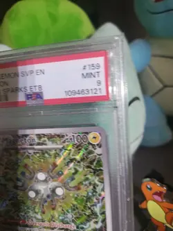 2024 POKEMON SVP EN-SV BLACK STAR PROMO #159 MAGNETON PSA 9 - Image 3