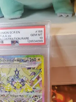 Pokemon PSA 10 Galvantula 168/142 ex Special Illustration Rare Stellar Crown - Image 3