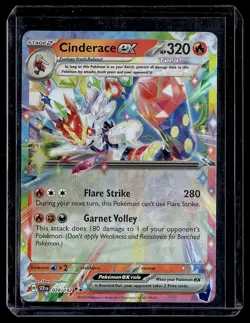 2024 Scarlet & Violet Series - Stellar Crown Cinderace ex Double Rare #28 - Image 1