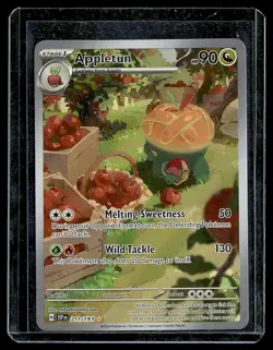 2024 Scarlet & Violet Series - Surging Sparks Appletun Illustration Rare #211 - Image 1