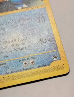 Blastoise 36/165 Non Holo E-reader Expedition Base Set Pokemon TCG Nintendo - Image 4