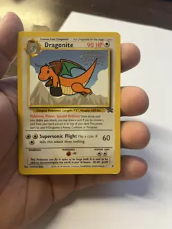 Dragonite #5 Pokemon The First Movie WOTC Black Star Promo - Image 3