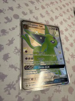 Espeon GX SV60/SV94 Full Art Sun&Moon Hidden Fates Pokemon TCG - Image 2