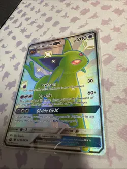 Espeon GX SV60/SV94 Full Art Sun&Moon Hidden Fates Pokemon TCG - Image 5