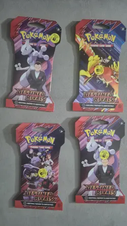 🔥 Pokemon TCG 10 Destined Rivals Sleeved Booster Packs- All New & Sealed 🔥 - Image 3