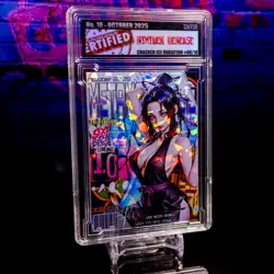 Shinobu Waifu Card Serial #08/10 LIMITED RELEASE Encased Custom Holo SLAB DS - Image 3
