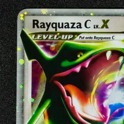 Holo Bleed Rayquaza C LV.X 146/147 Diamond & Pearl 2009 Pokemon Card 4 Swirls NM - Image 5