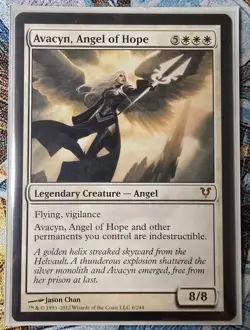 Avacyn, Angel of Hope Avacyn Restored Mythic Card, MTG Magic the Gathering - Image 1