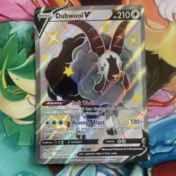 Pokemon - Dubwool V - SV120/SV122 - SWSH Shining Fates - Shiny Vault Card - Image 1
