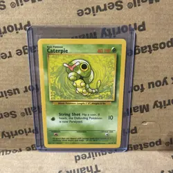 CATERPIE - Base Set - 45/102 - Common - Pokemon Card - NM - Image 1
