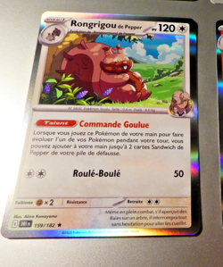 POKEMON RIVALITES DESTINEES CARD HOLO CARTE 159/182 DRI FR EV10 MINT 2025 - Image 1