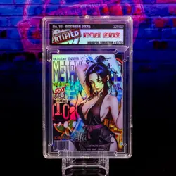 Shinobu Waifu Card Serial #17/25 LIMITED RELEASE Encased Custom Holo SLAB OMEGA - Image 1