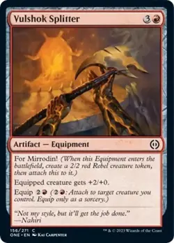 Vulshok Splitter -Foil Near Mint MTG Phyrexia: All Will Be One - Image 1